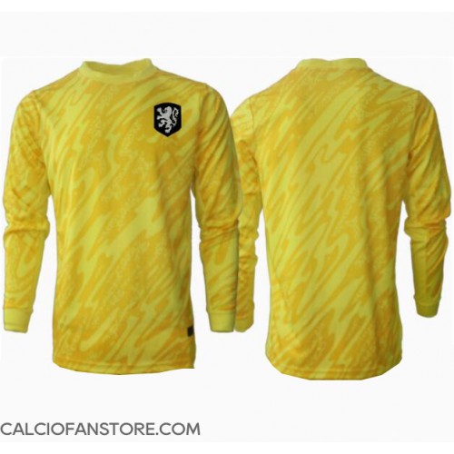 Maglia Calcio Paesi Bassi Portiere Seconda Divisa Europei 2024 Manica Lunga